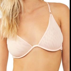 Free People In the Mood Underwire Bra Sweetheart Sunrise 34DD